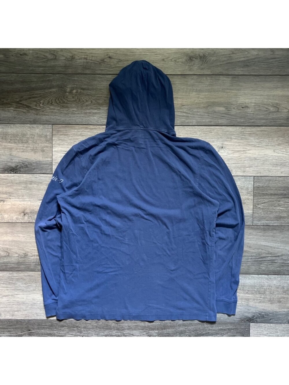 Johnnie-O Men's XL Pullover Hoodie Sweatshirt Navy Pocket Logo Performance Golf - Picture 6 of 8